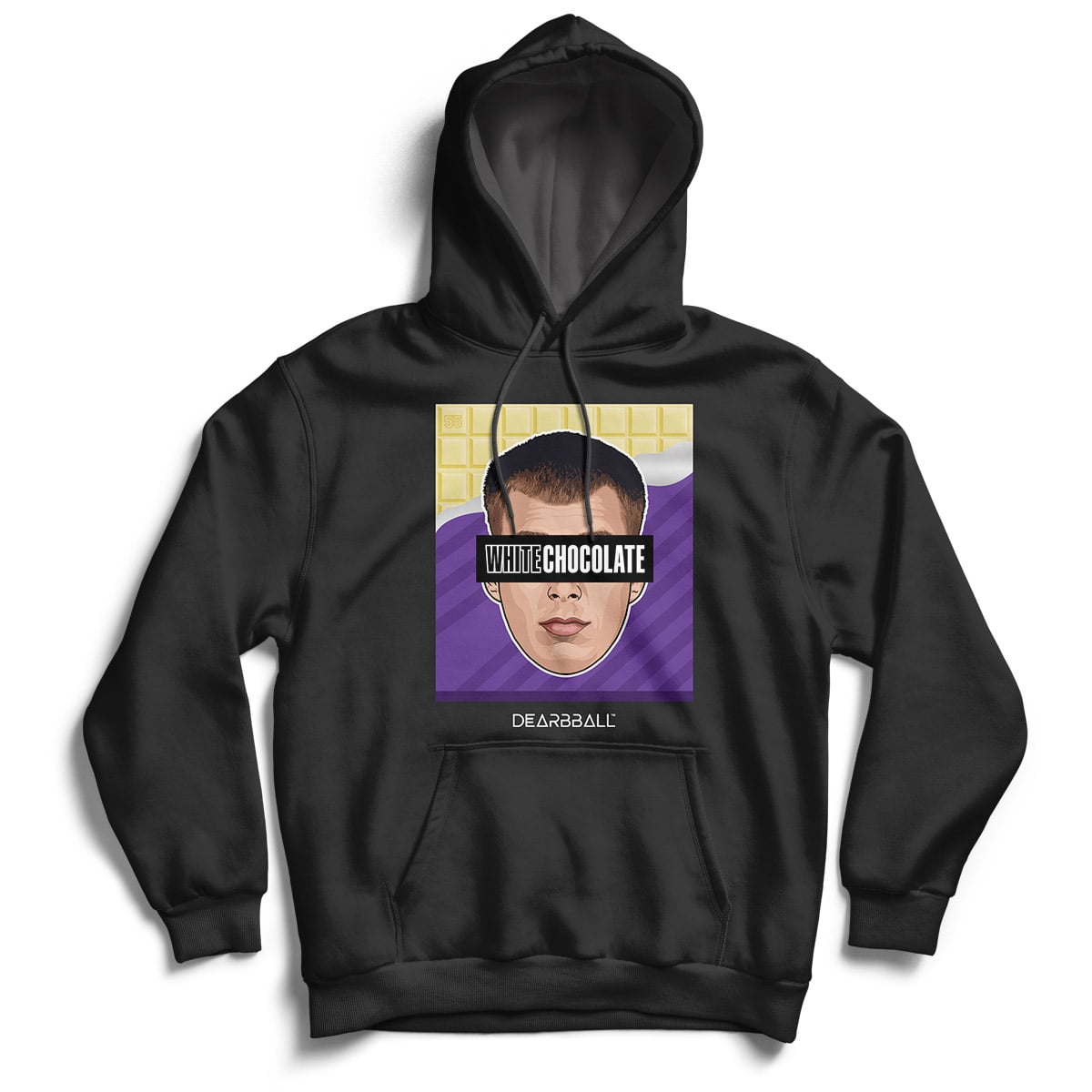 DearBBall Hoodie - White Open Bar Chocolate Edition