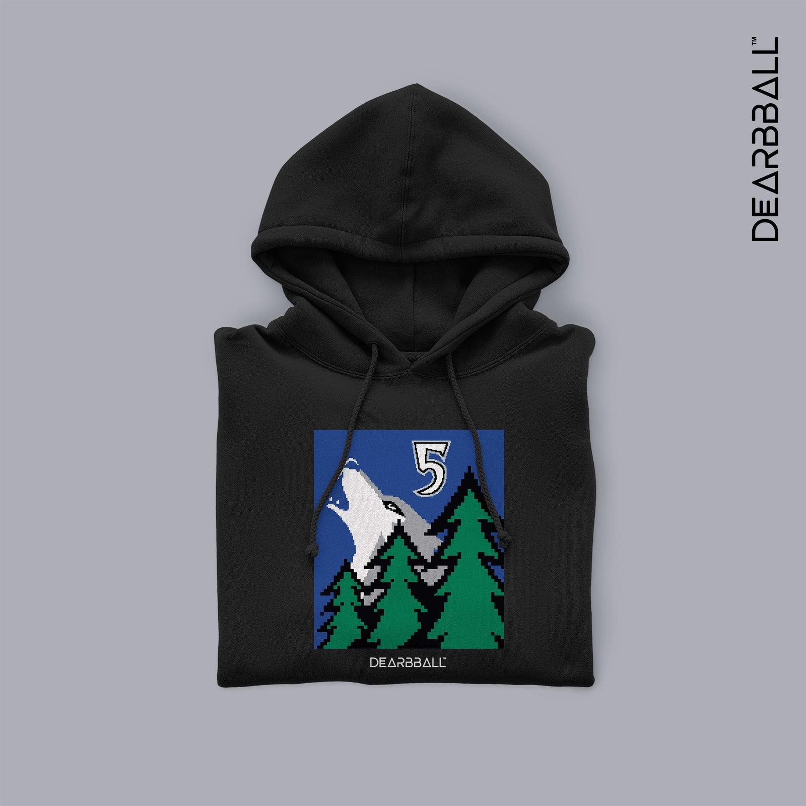 Sudadera con Capucha DearBBall - Edición Pixel Lobo ANT 5