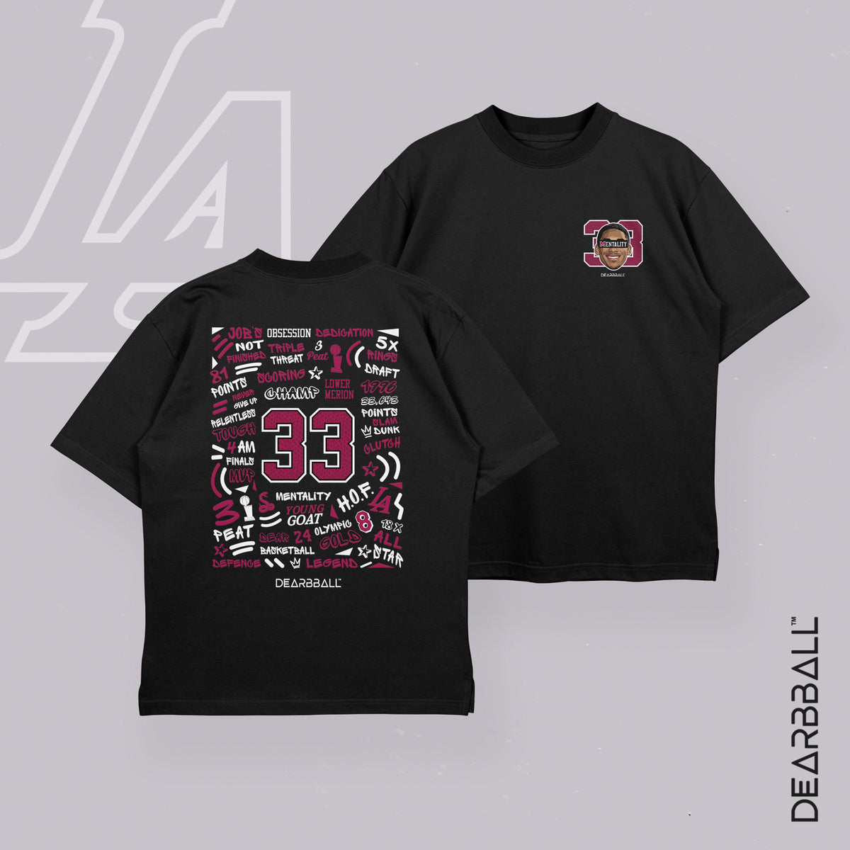 DearBBall Ensemble Short Mesh T-Shirt Premium - LOWER MARION 33 Words Matter Edition