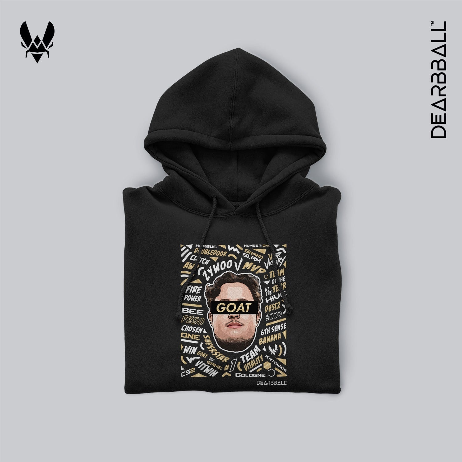Sweat com Capuz DearBBall - VITALITY ZYWOO GOAT Words Matter