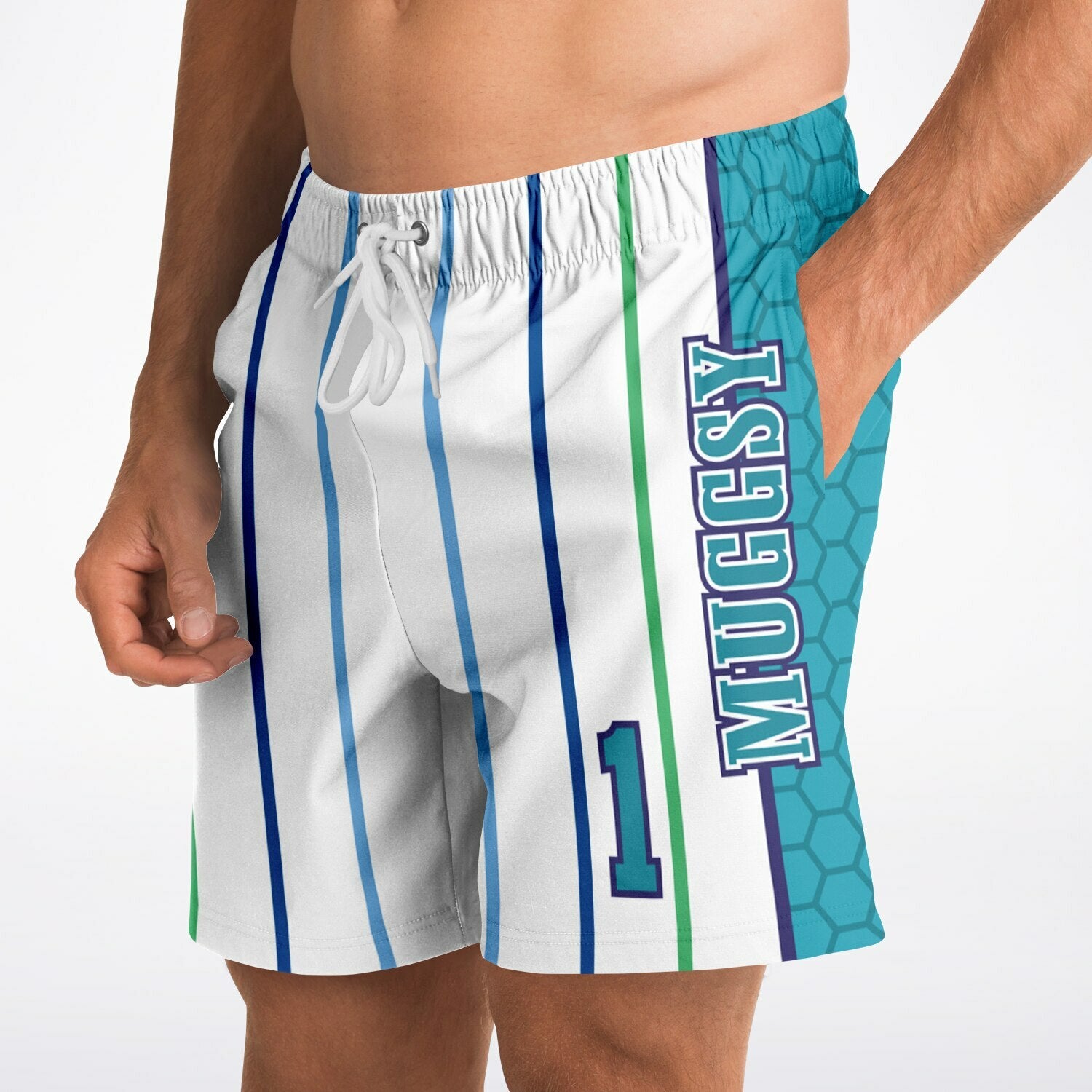 Calções Fashion DearBBall - Edição MUGGSY Branco