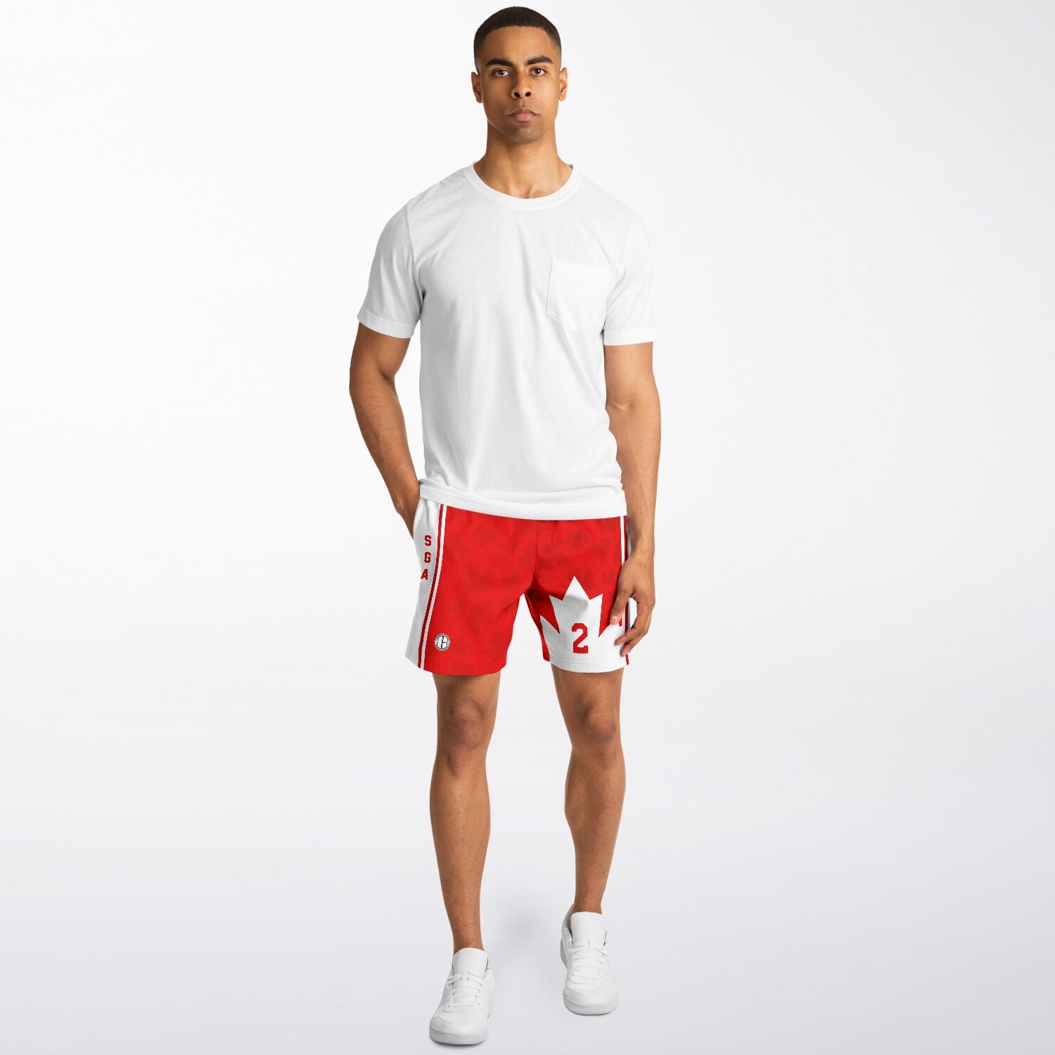 Short de moda DearBBall - Edición SGA 2 Canada Maple Red
