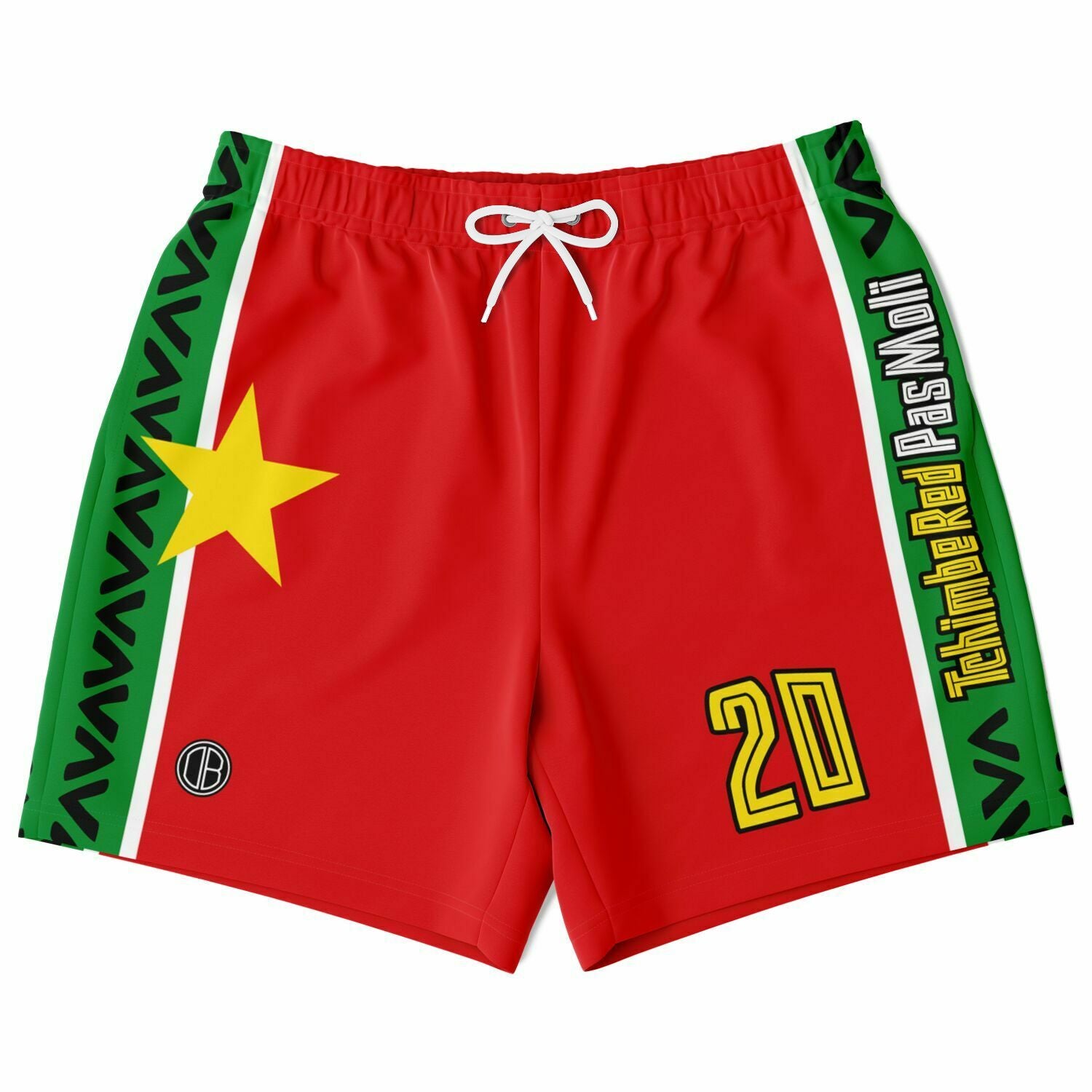 DearBBall Fashion Shorts - Tchimbé rèd pa moli Creole Edition