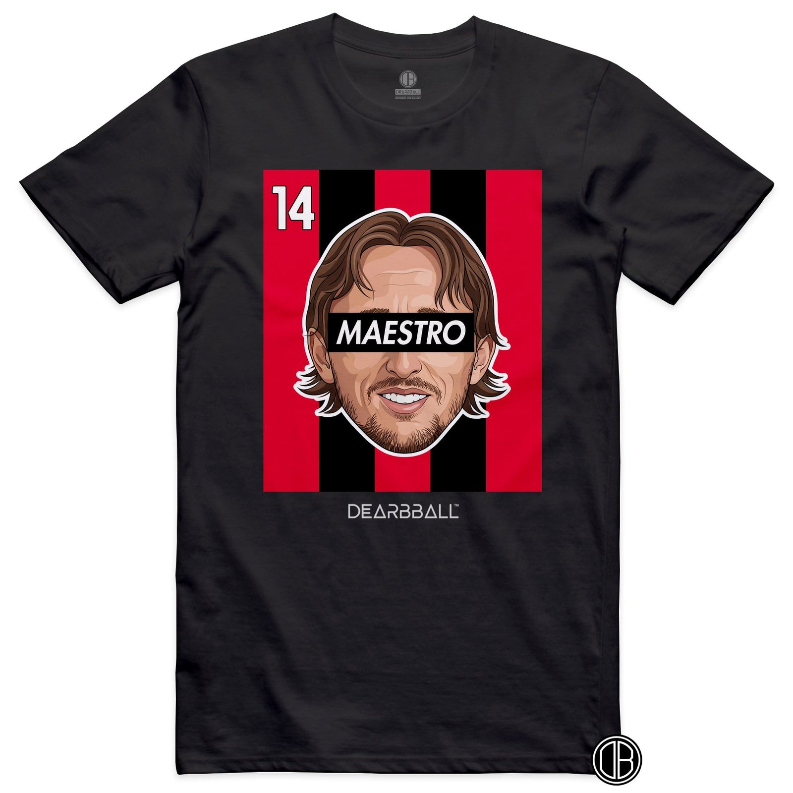 DearBBall Football – AC Milan – MODRIC MILAN Home – T-shirt noir