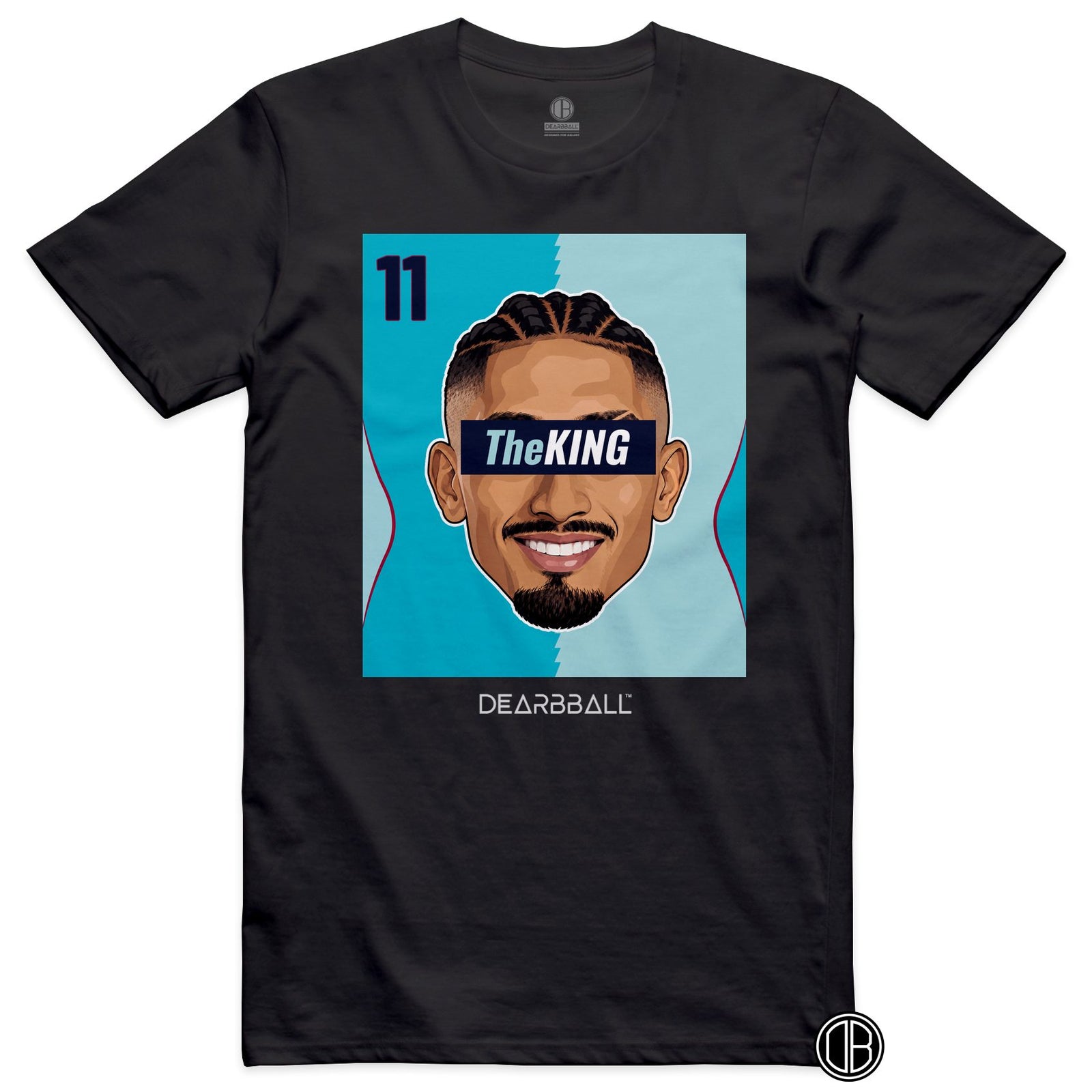 DearBBall Football – Barcelone – Raphinha – TheKING – BARCA 3rd – T-shirt noir
