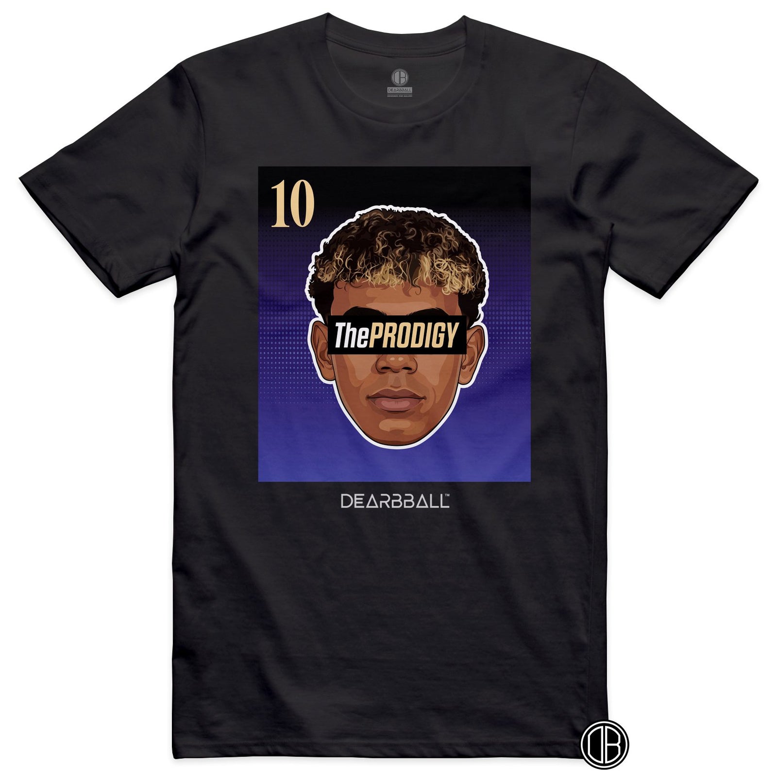DearBBall Football – Barcelone – YAMAL BARCA Away – T-shirt noir