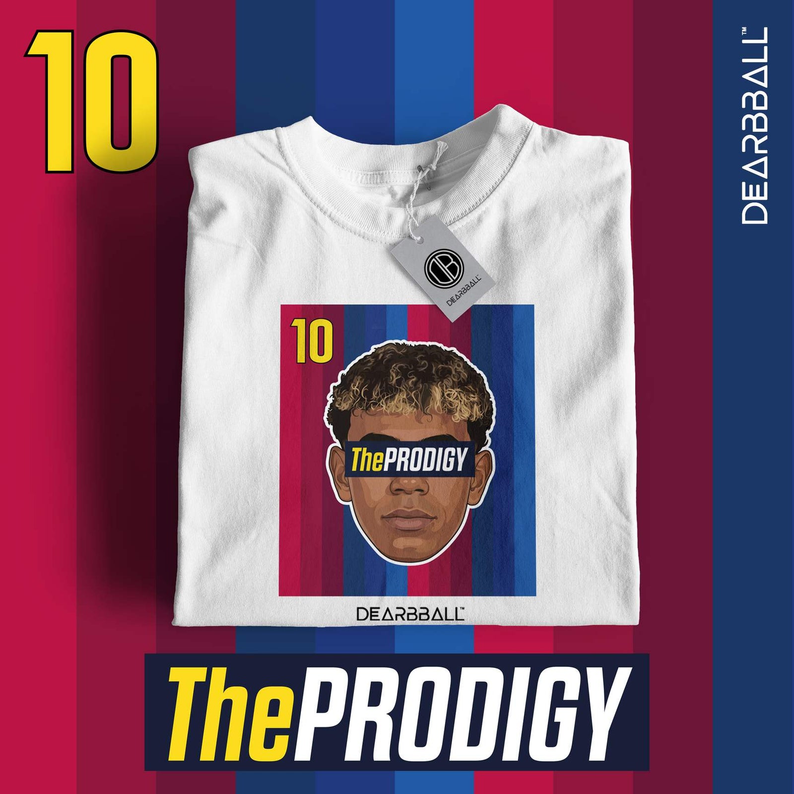 DearBBall Football – Barcelone – Yamal – ThePRODIGY – Home – White – Marketing