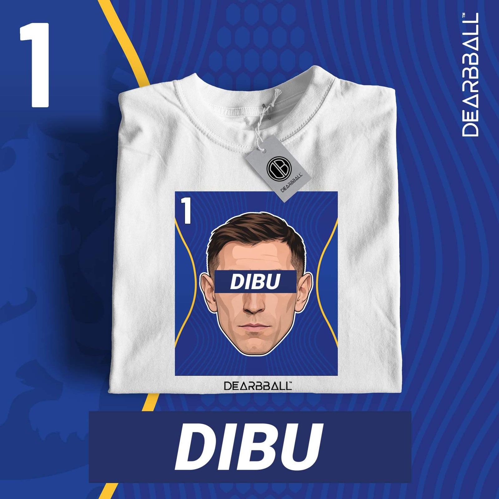 DearBBall Football – Chelsea – Martinez – DIBU – Home – White – Marketing