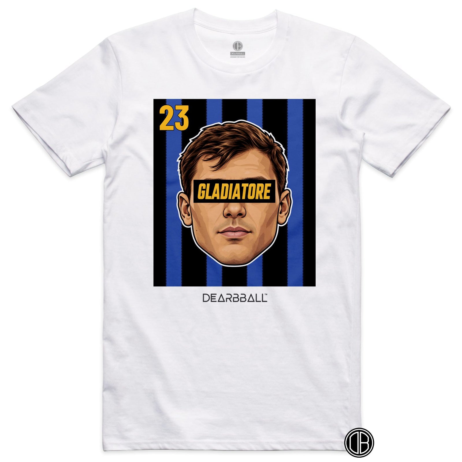 DearBBall Football – Inter Milan – Barella Inter Milan – INTER Home – T-shirt blanc