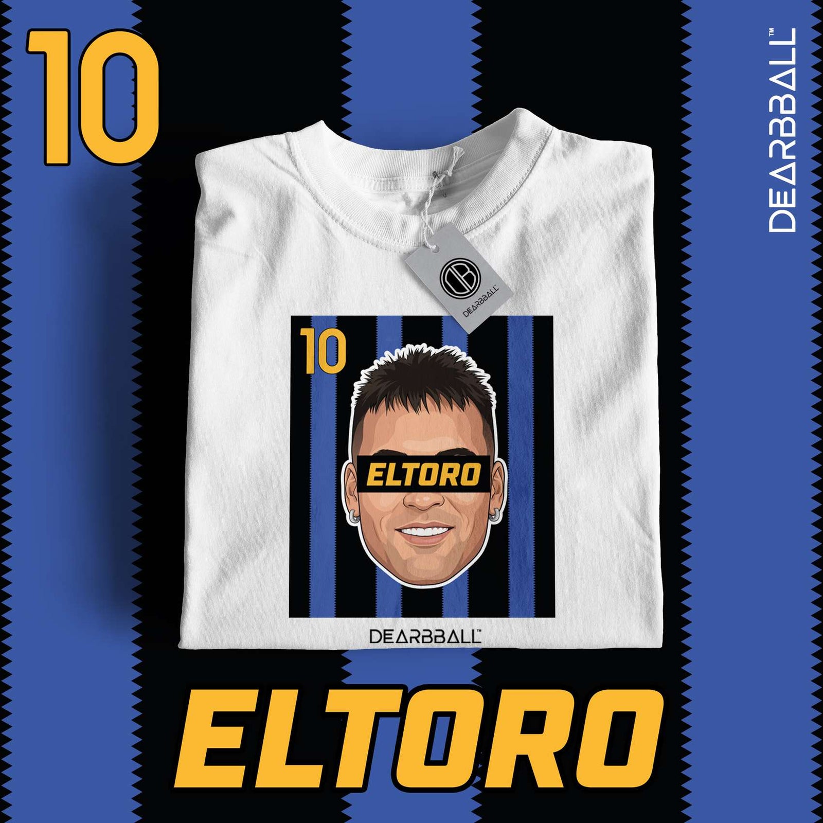DearBBall Football – Inter Milan – Lautaro – ELTORO – Home – White – Marketing