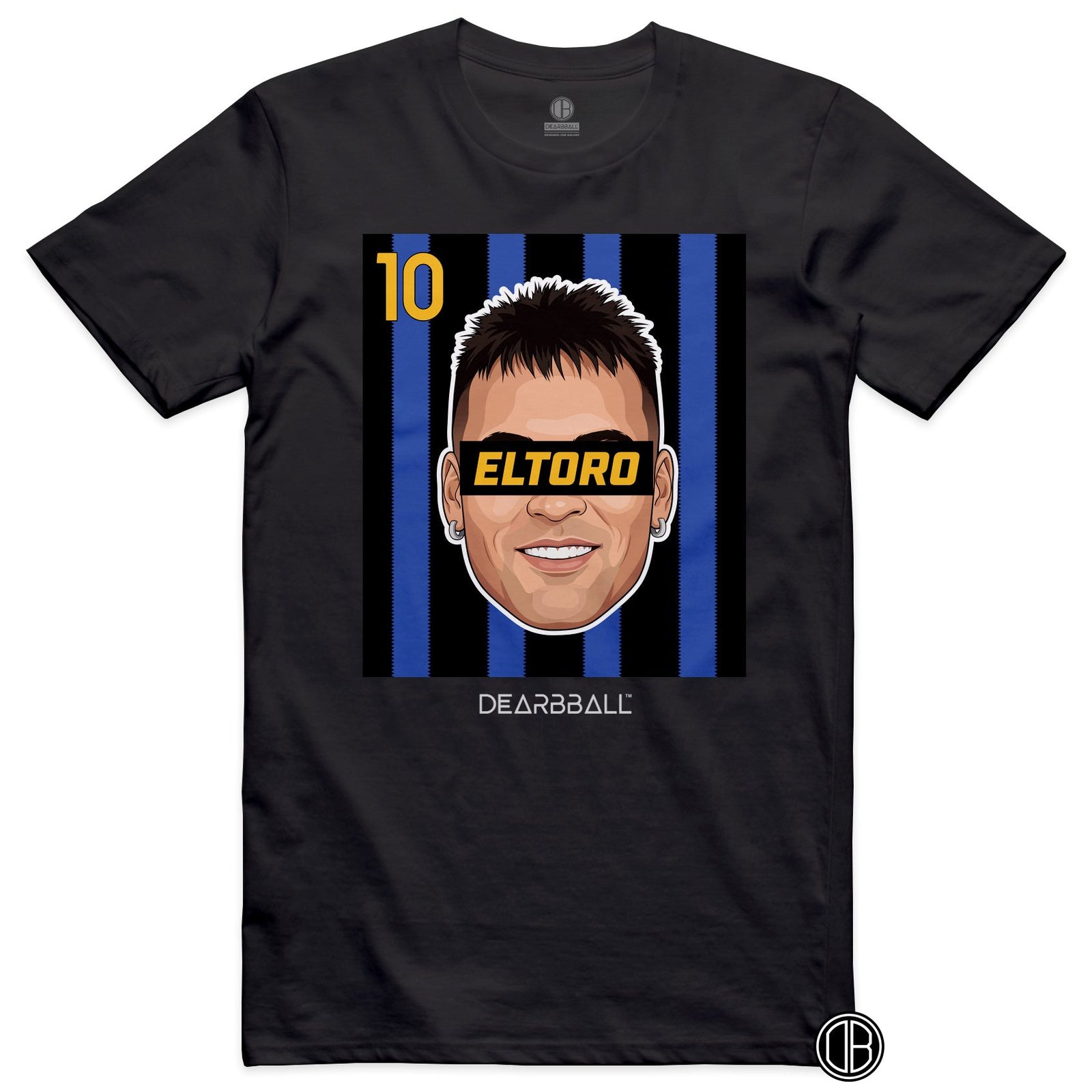 DearBBall Football – Inter Milan – LAUTARO INTER Home – T-shirt noir