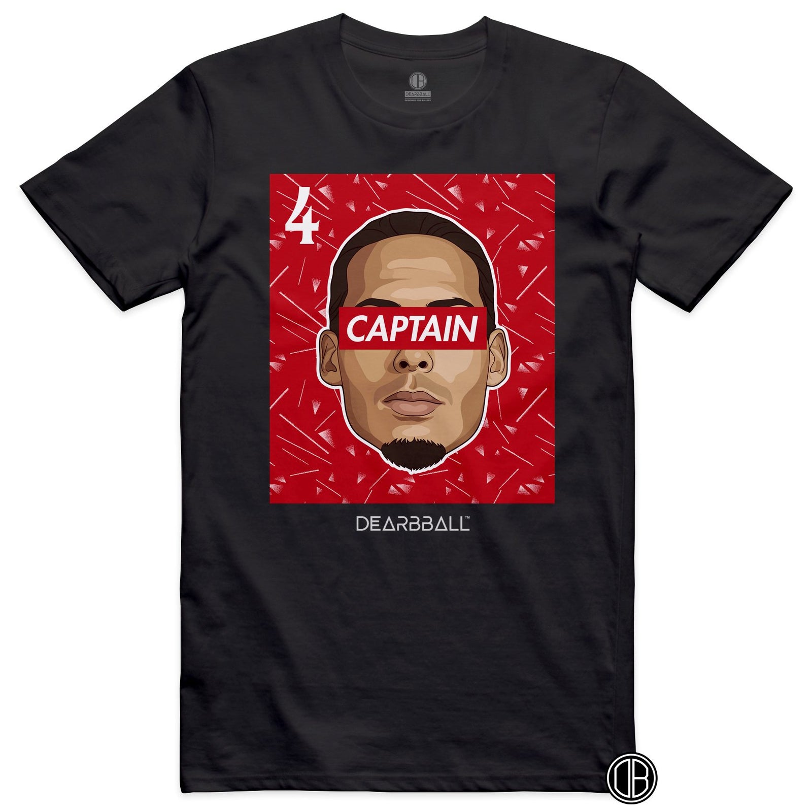 DearBBall Football – Liverpool – Van Dijk LIVERPOOL Home – T-shirt noir