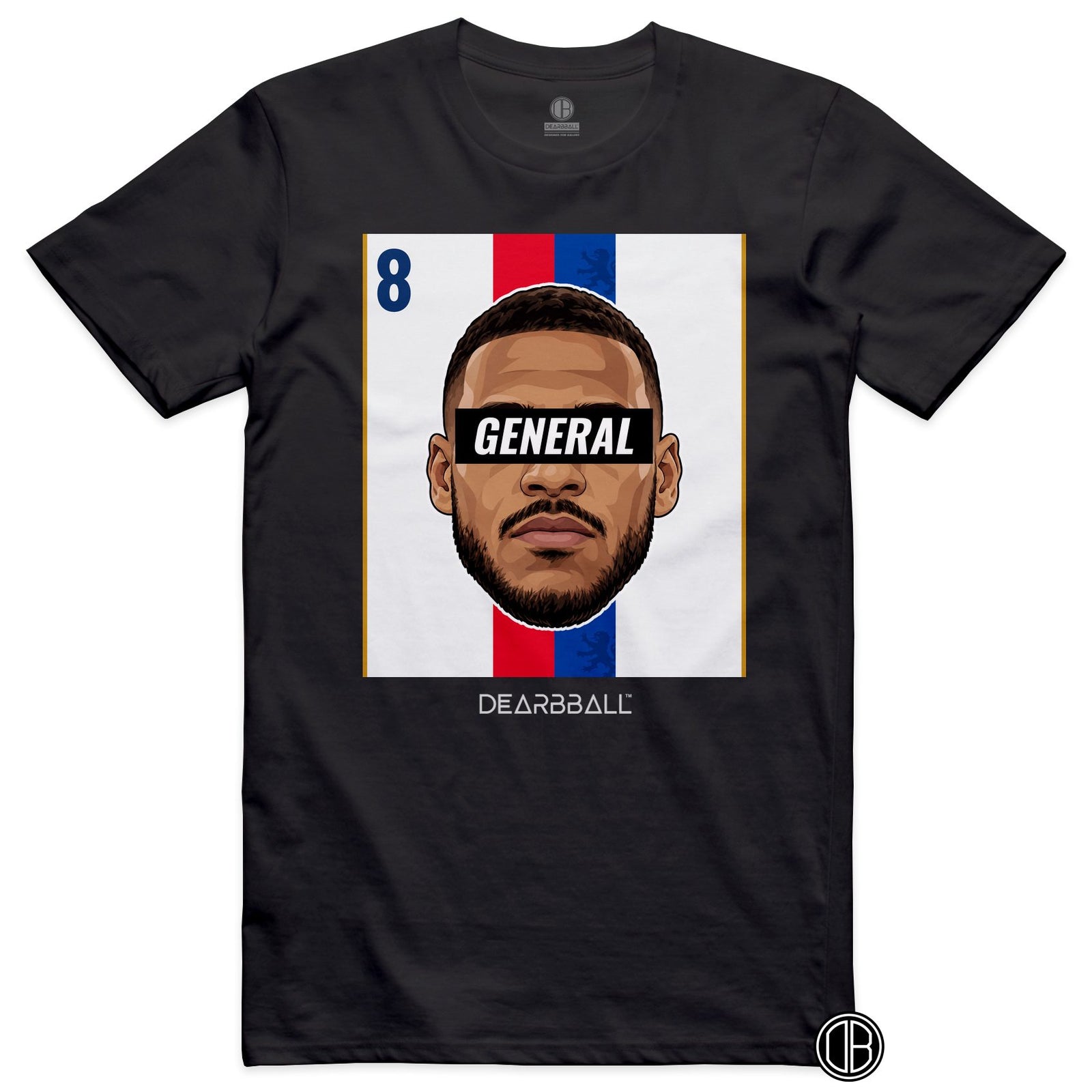 DearBBall Football – Lyon – Corentin Tolisso Lyon – LYON Home – T-shirt noir