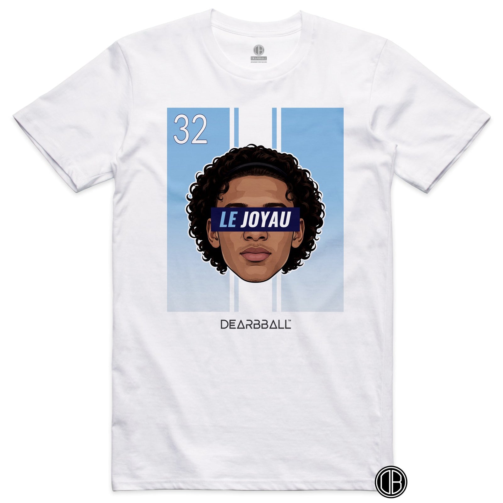 T-shirt DearBBall Football LE JOYAU 32 Manchester City Bouaddi Home - blanc