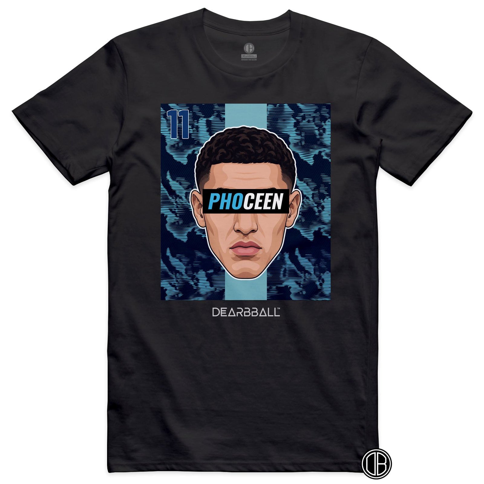 T-shirt DearBBall Football PHOCEEN 11 Marseille Harit Away - noir
