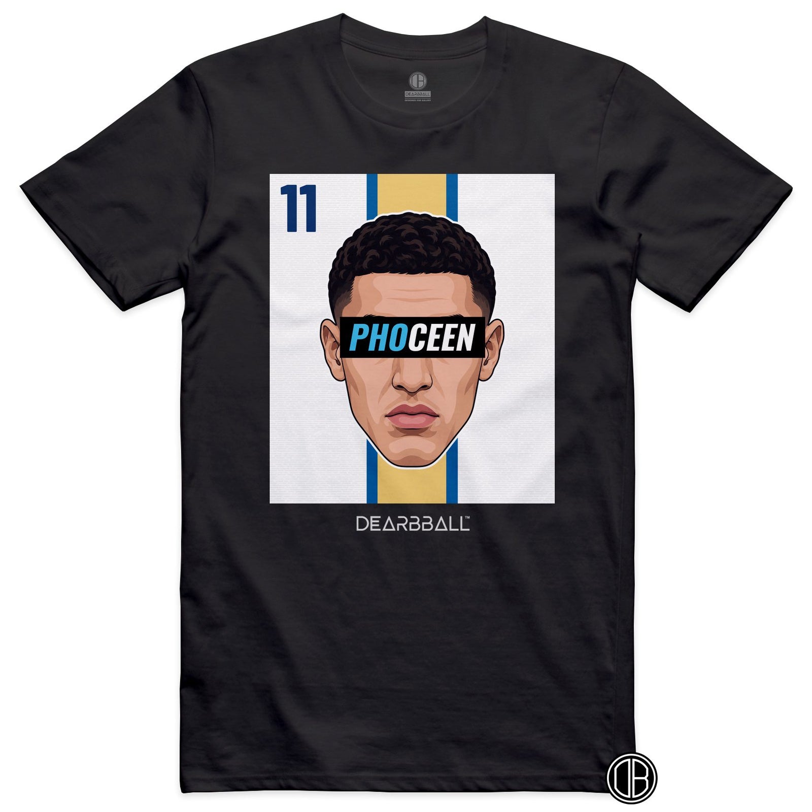 T-shirt DearBBall Football PHOCEEN 11 Marseille Harit Home - noir