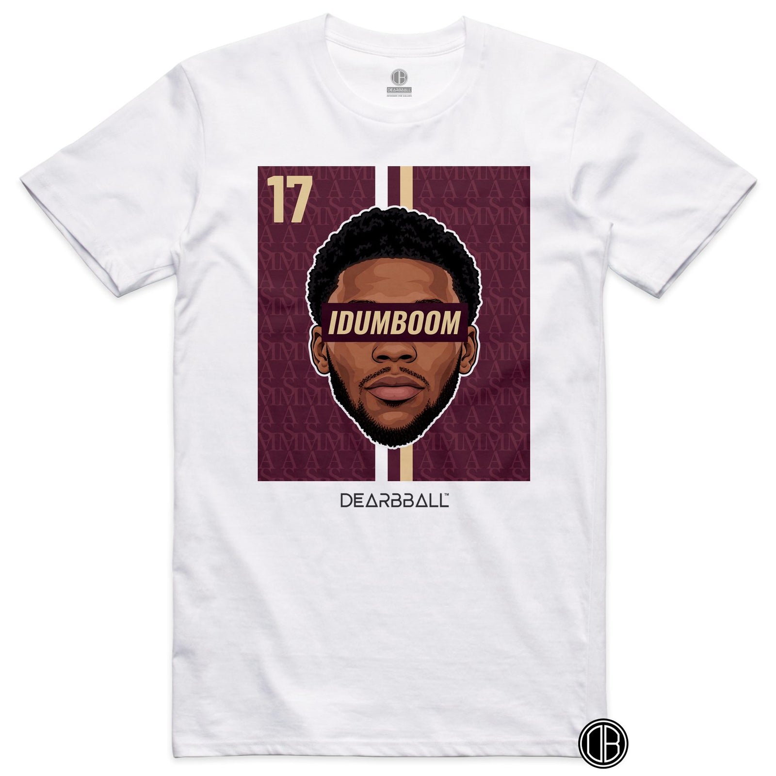T-shirt DearBBall Football IDUMBOOM 17 AS Monaco Idumbo Away - blanc