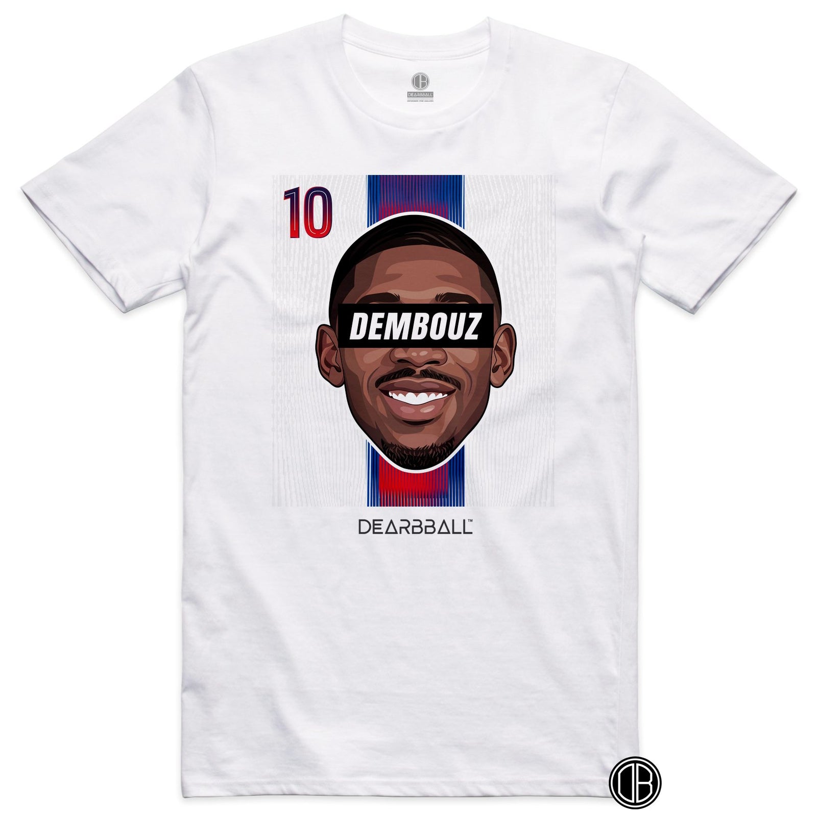 DearBBall Football – PSG – DEMBELE PSG Away – T-shirt blanc