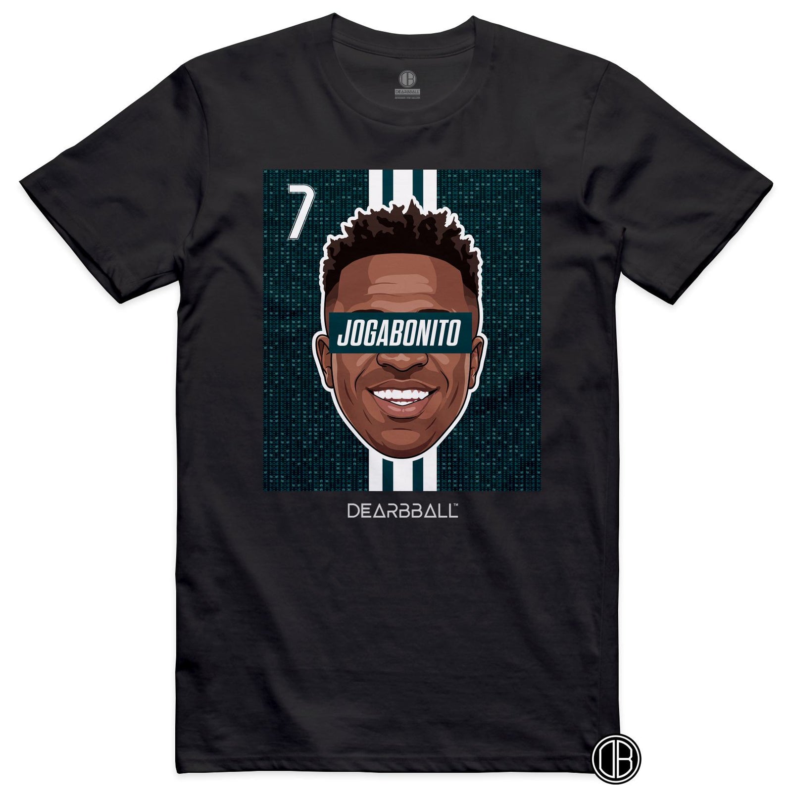 DearBBall Football – Real Madrid – VINI Jr REAL Away – T-shirt noir