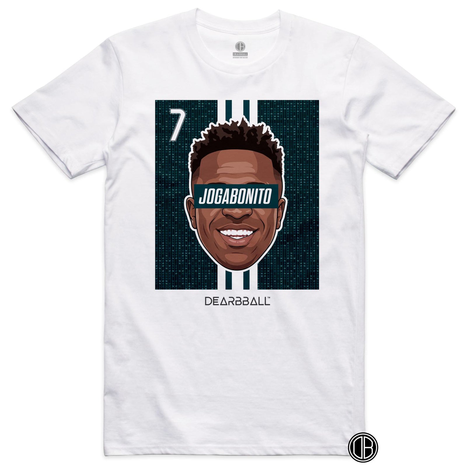 DearBBall Football – Real Madrid – VINI Jr REAL Away – T-shirt blanc