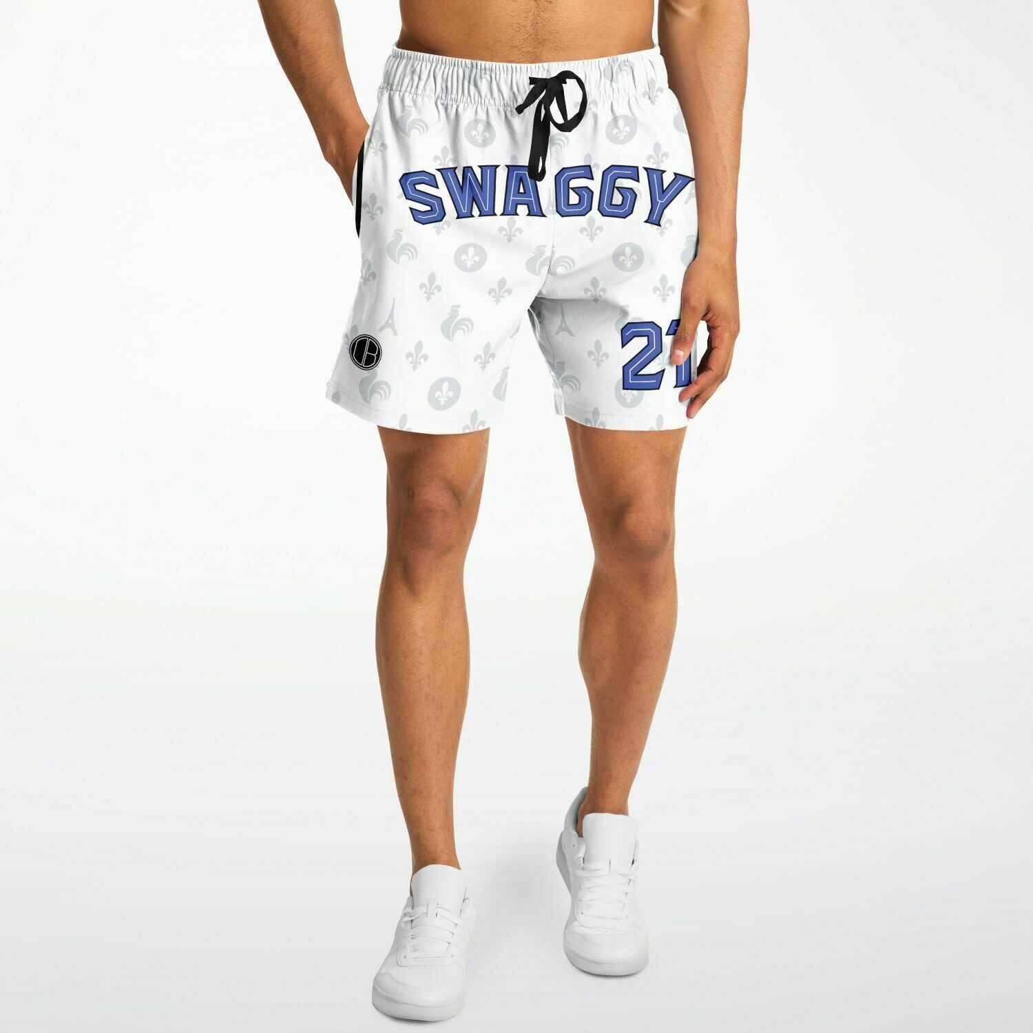DearBBall Fashion Shorts - SWAGGY France Royauté White Edition