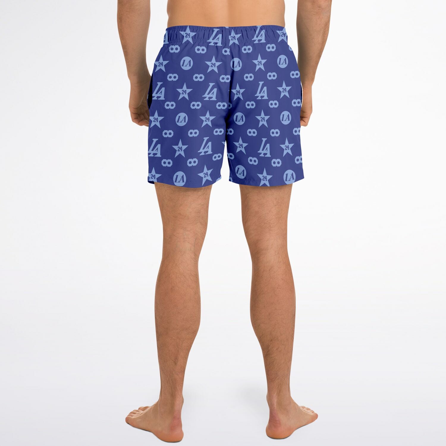 INFINITY Blue Swim Trunks
