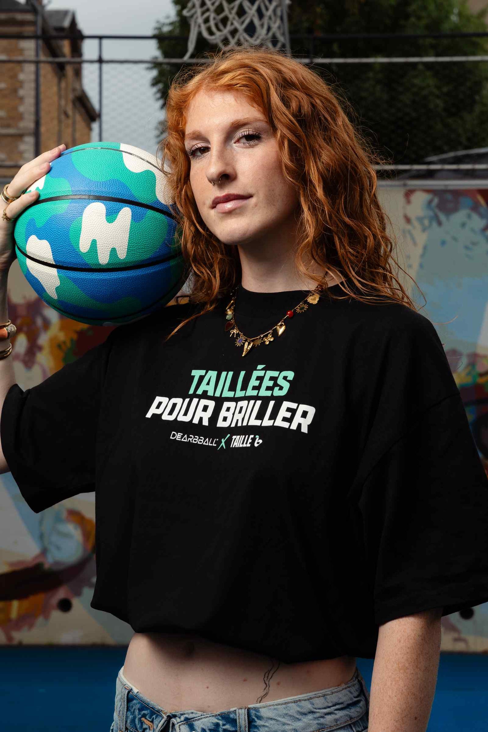 DearBBall T-Shirt Oversize Premium - Taillées pour Briller Taille6 Edition