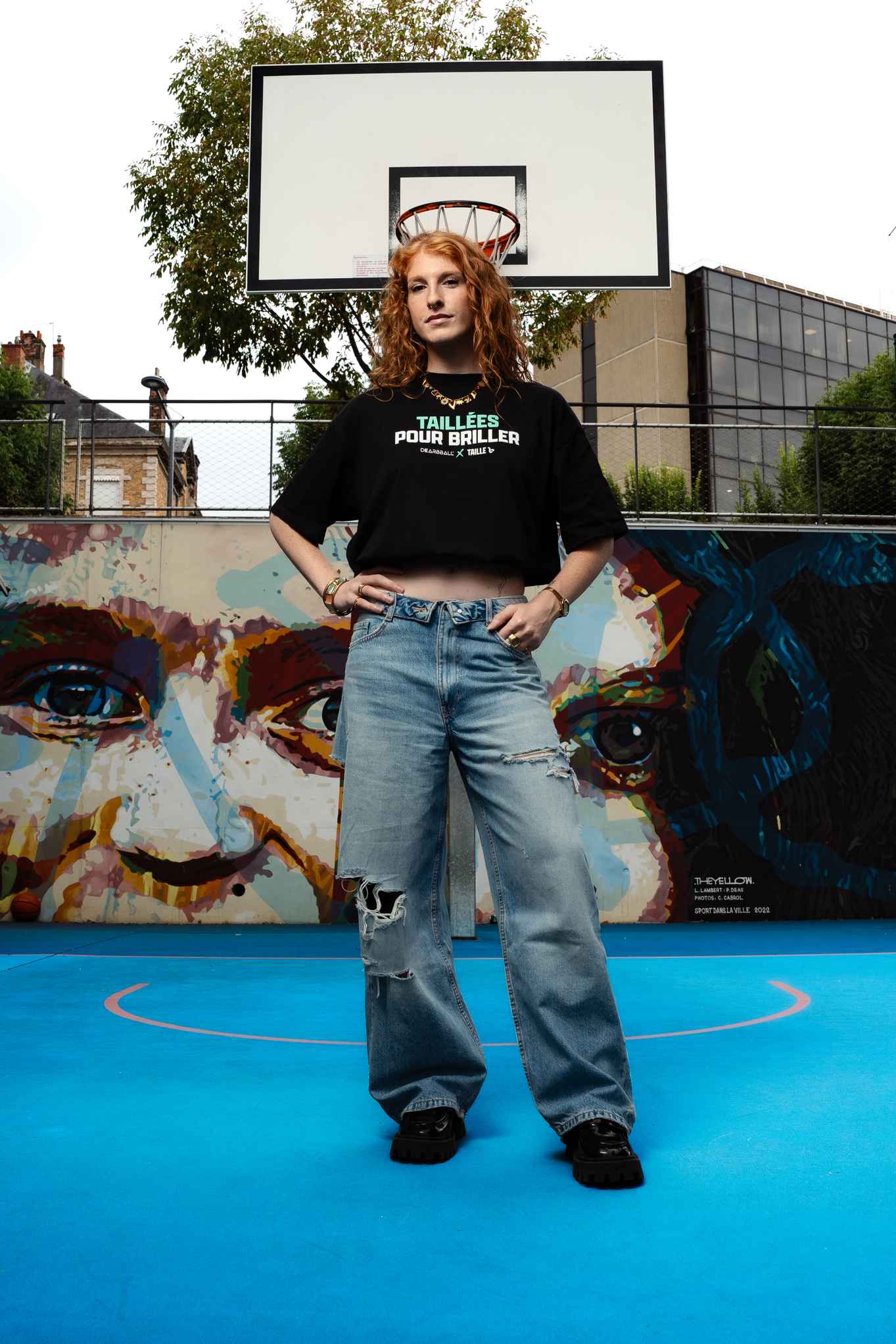 DearBBall T-Shirt Oversize Premium - Taillées pour Briller Taille6 Edition