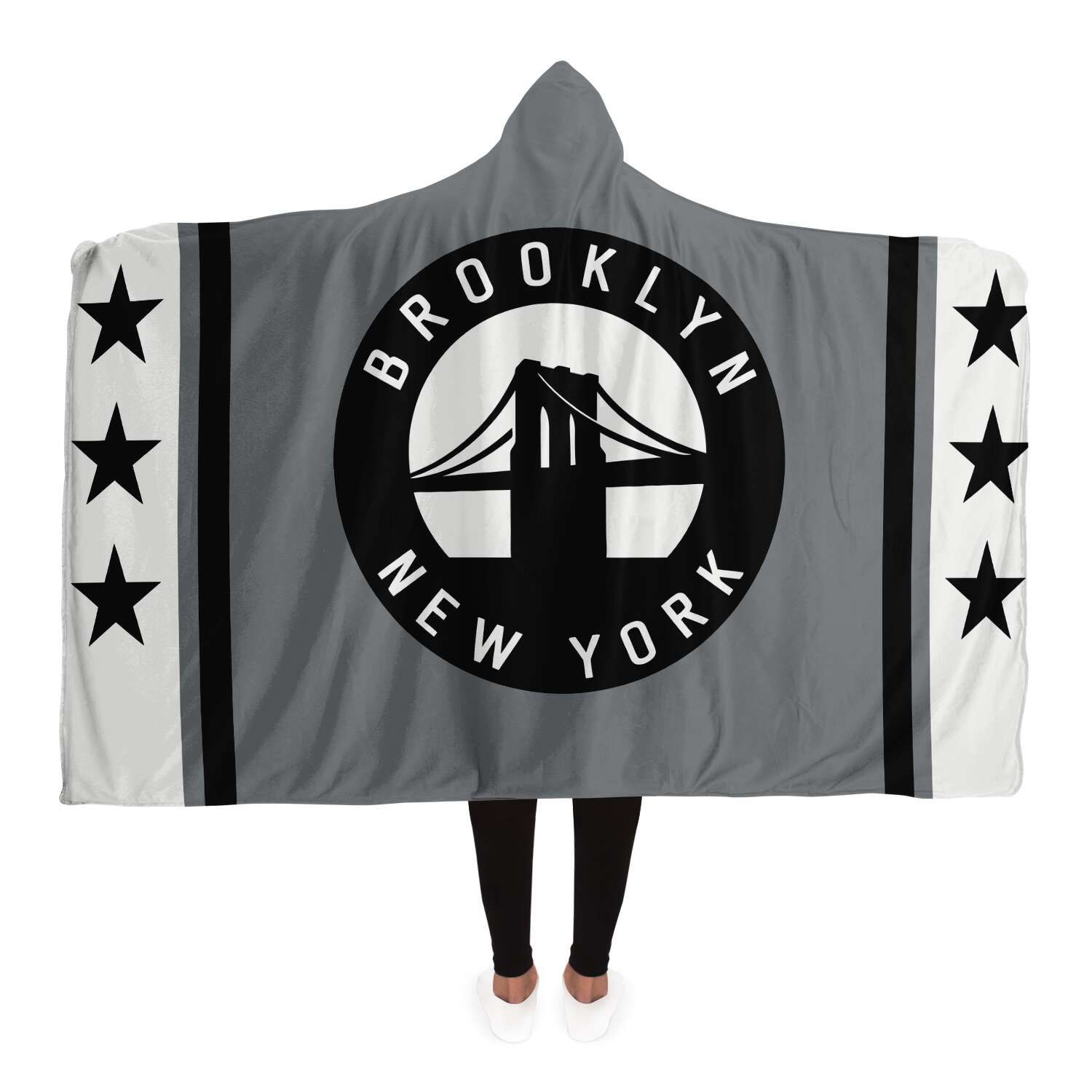 Sweat-shirt com capuz xadrez DearBBall - PONTE BROOKLYN East River