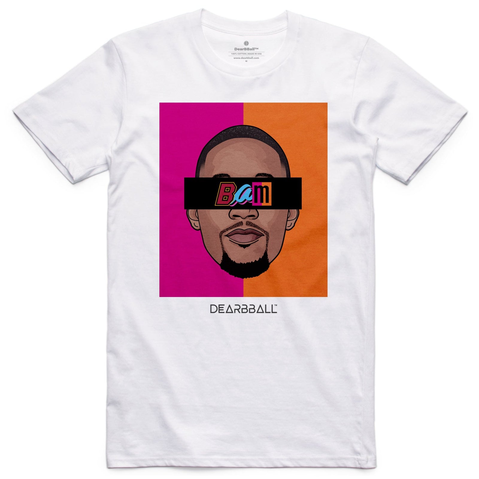 T-Shirt-Bam-Adebayo-Miami-Heat-Dearbball-vetements-marque-france