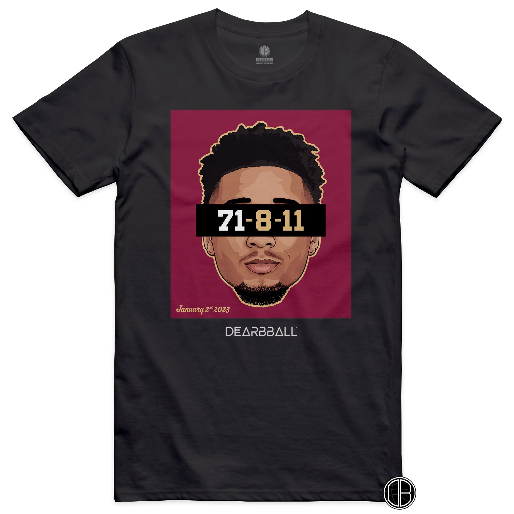 T-Shirt-Donovan-Mitchell-Cleveland-Cavaliers-Dearbball-vetements-marque-france