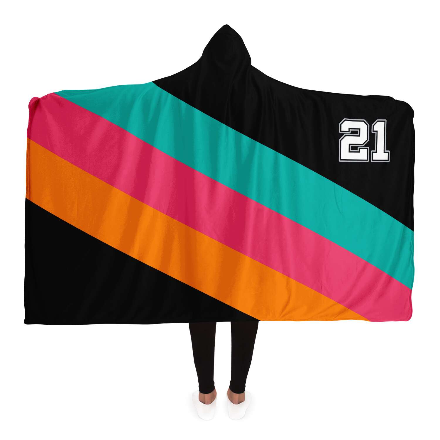 Sweat-shirt com capuz xadrez DearBBall - Big Fundamental 21 San Antonio