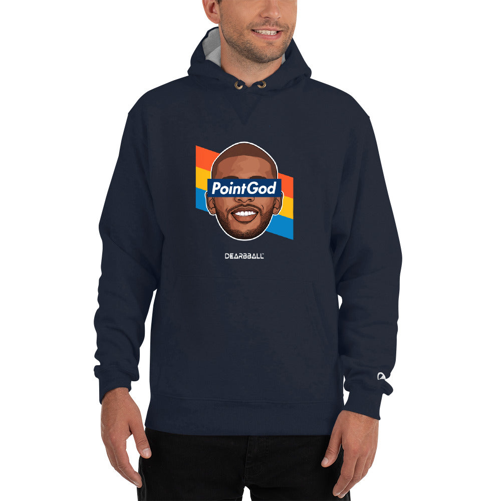 DearBBall × Champion Felpa con cappuccio - Point God Supremacy