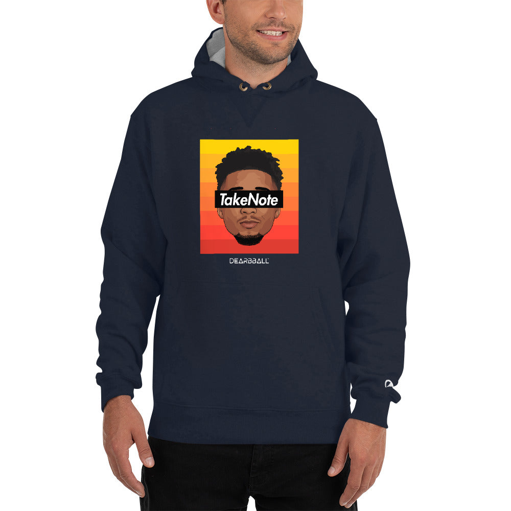 DearBBall × Champion Felpa con cappuccio - Take Note Gradient Edizione Limitata