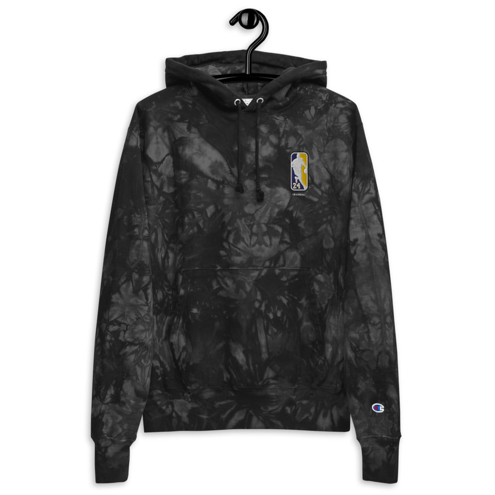 Sudadera con capucha tie-dye bordada DearBBall × Champion - Logo 24