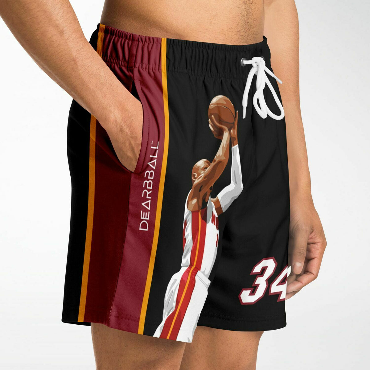 DearBBall Fashion Short - CLUTCH Shoot Legendary Miami Black Edition 