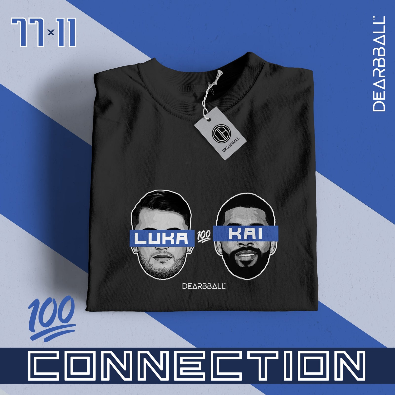 DearBBall T-Shirt - 100 Connection Duo Dallas Edition