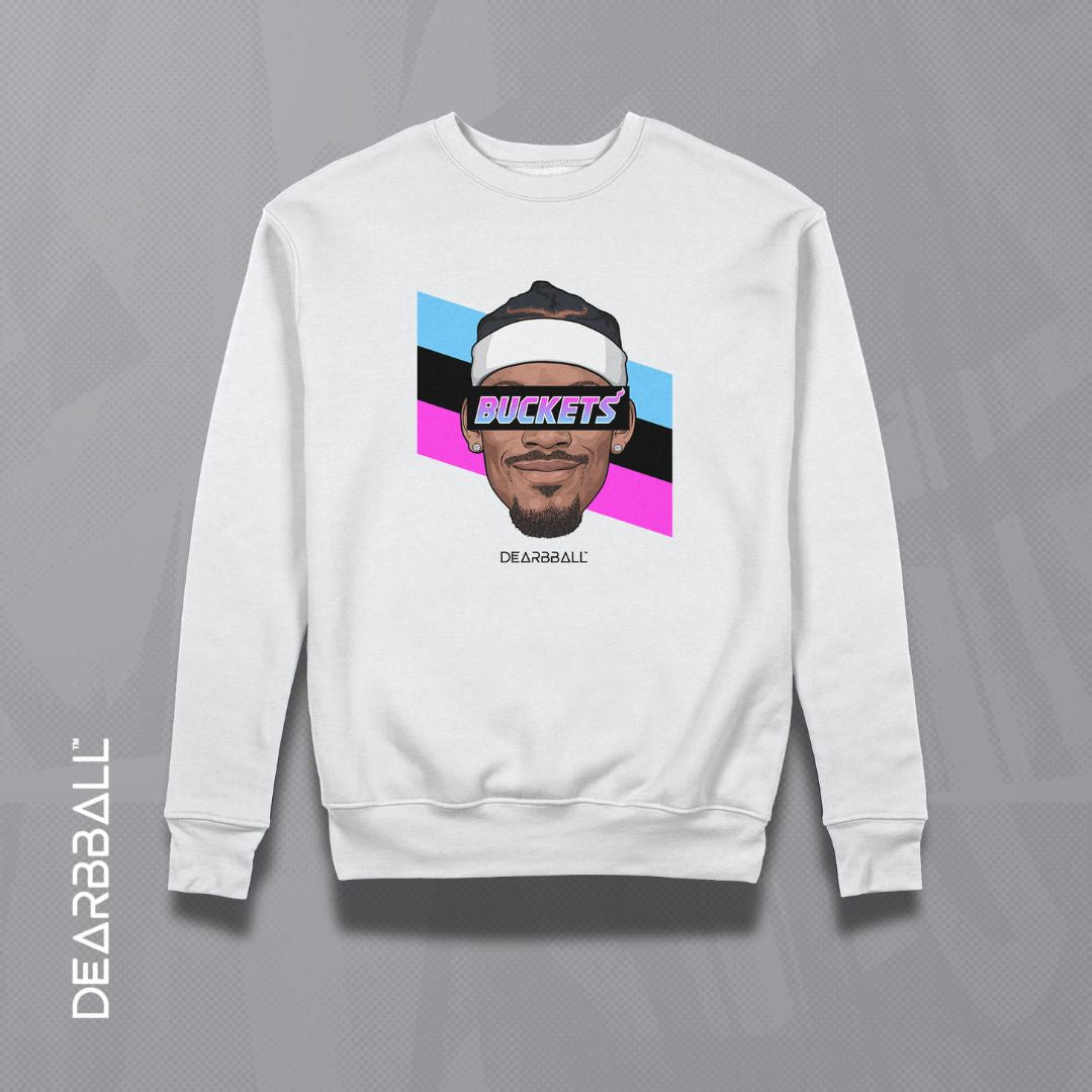 DearBBall Sweat - BUCKETS Vice City Stripes 版