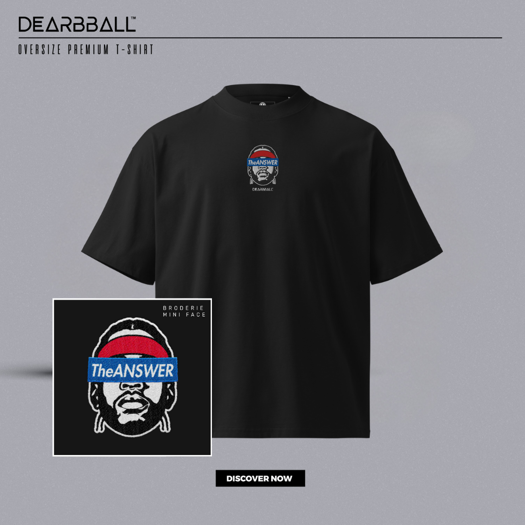 DearBBall Oversized Premium T-skjorte - TheAnswer BRODERI Edition