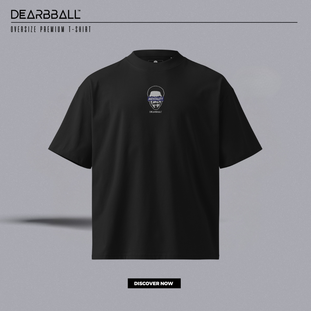 DearBBall T-Shirt Oversized Premium - Afro Mentality BRODERIE Edition