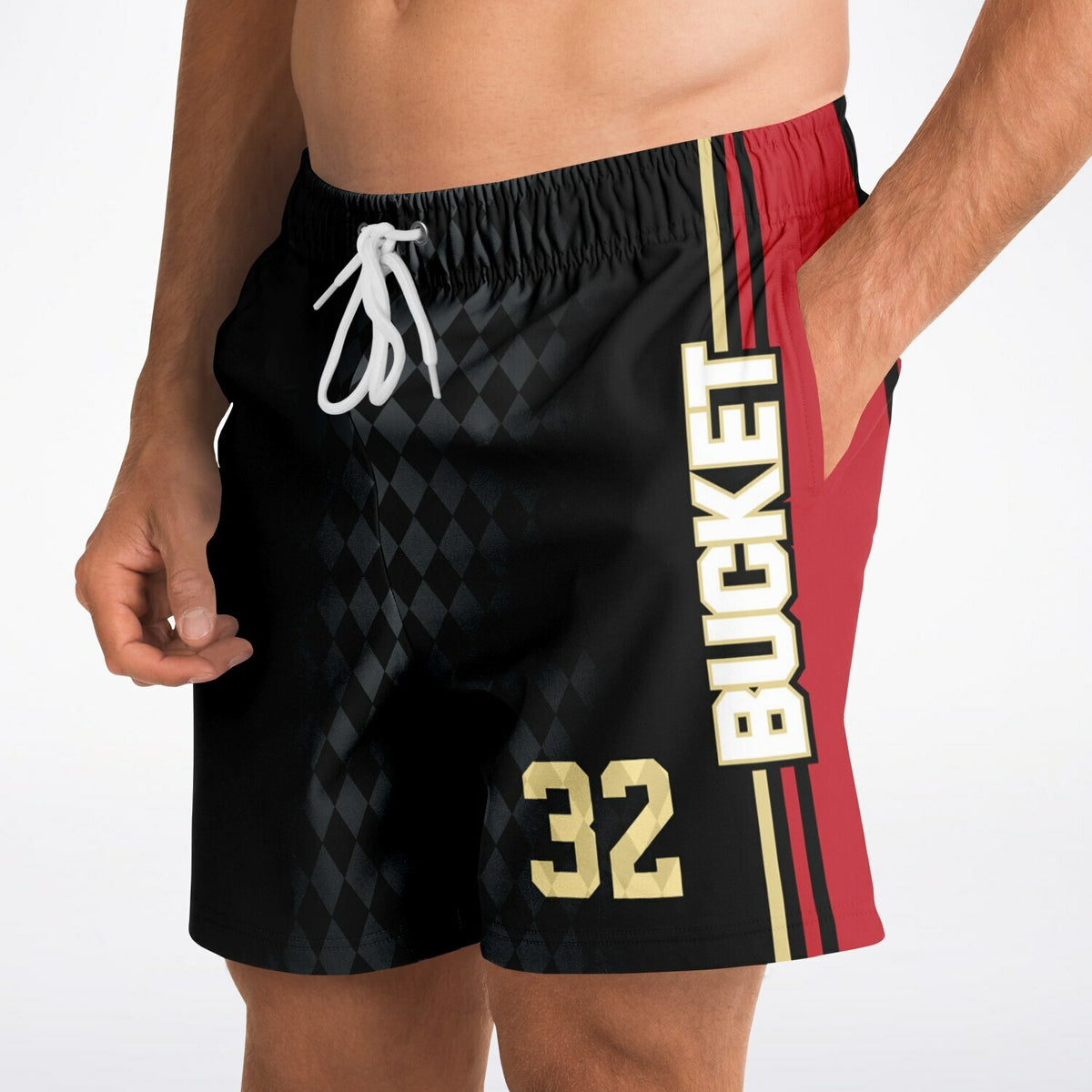 DearBBall Fashion Short - BUCKET 32 Principauté Black Edition