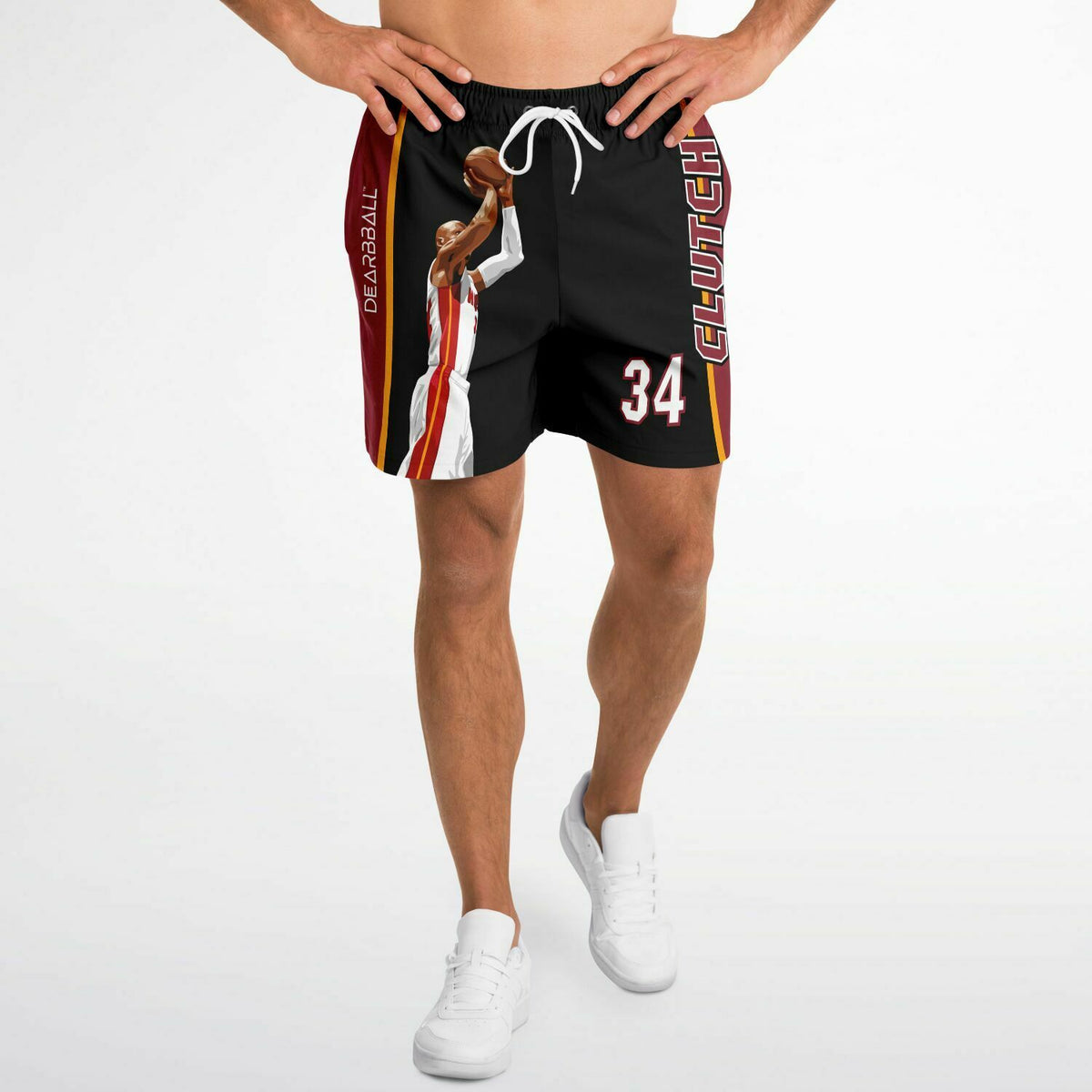 DearBBall Fashion Short - CLUTCH Shoot Legendary Miami Black Edition 
