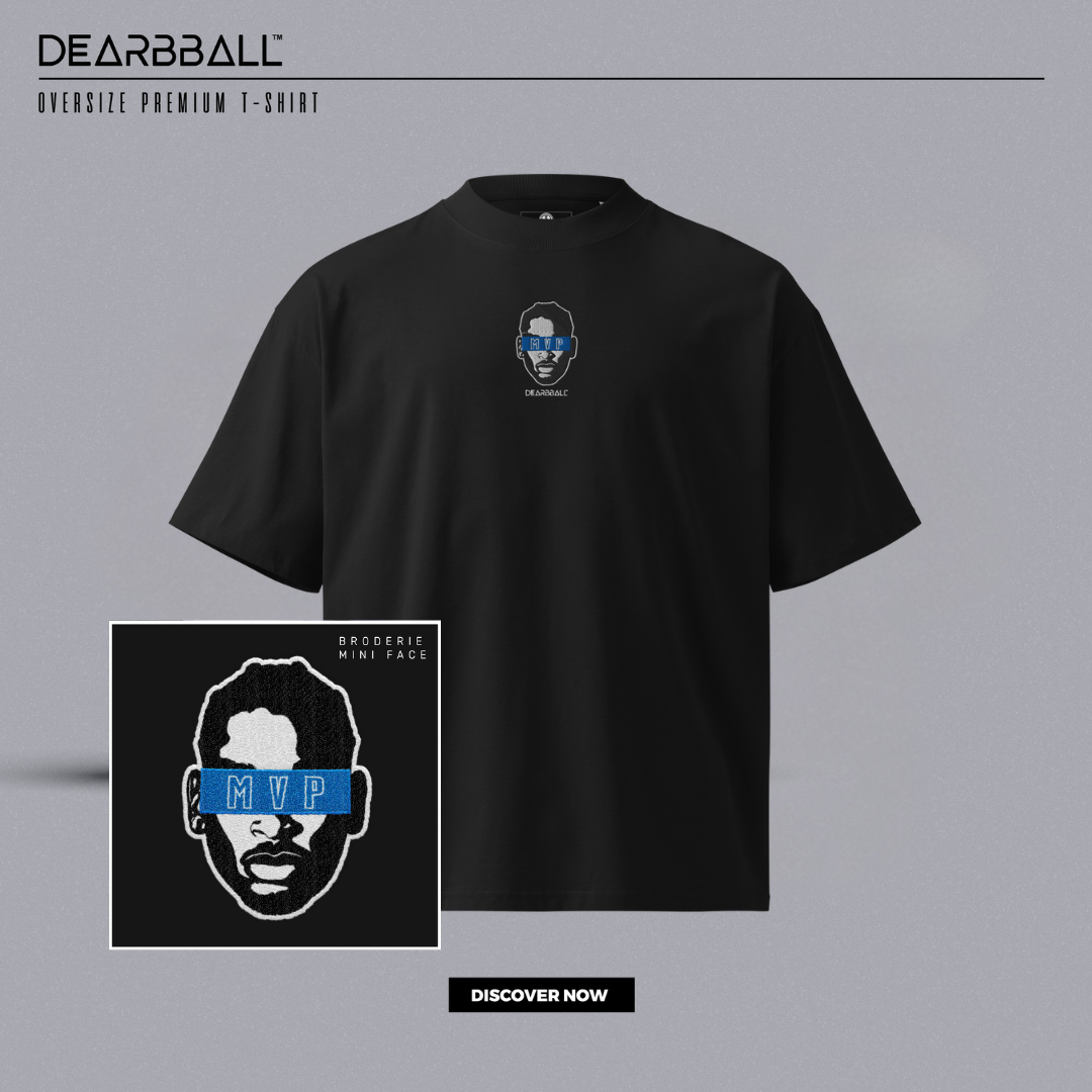 Camiseta Oversize Premium DearBBall - Edición BRODERIE Shai MVP