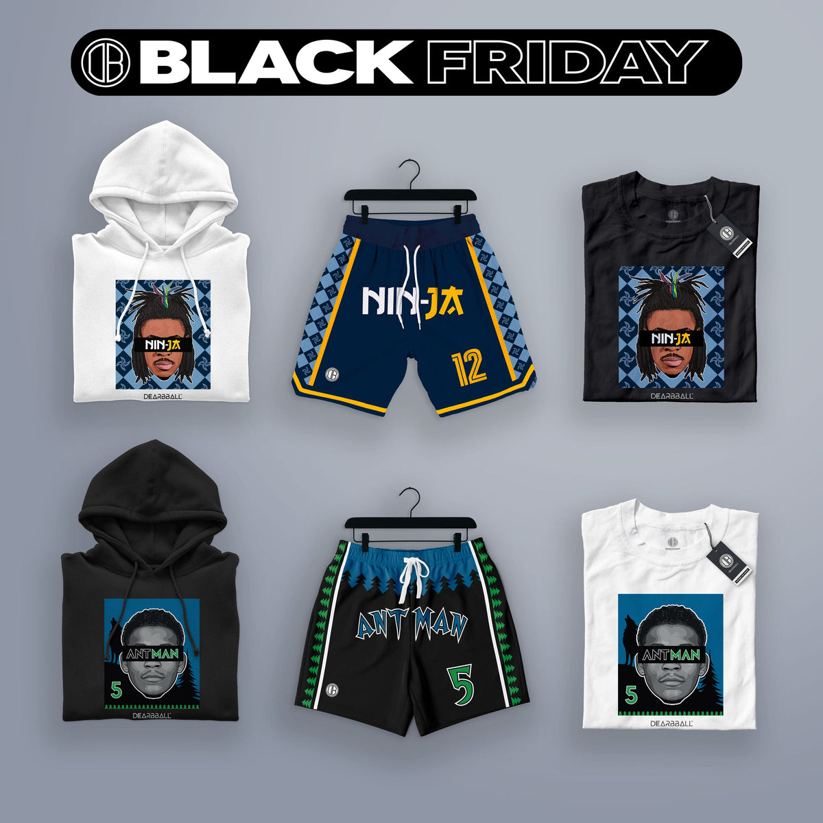 DearBBall Sweat à Capuche - New NIN-JA Shuriken Edition