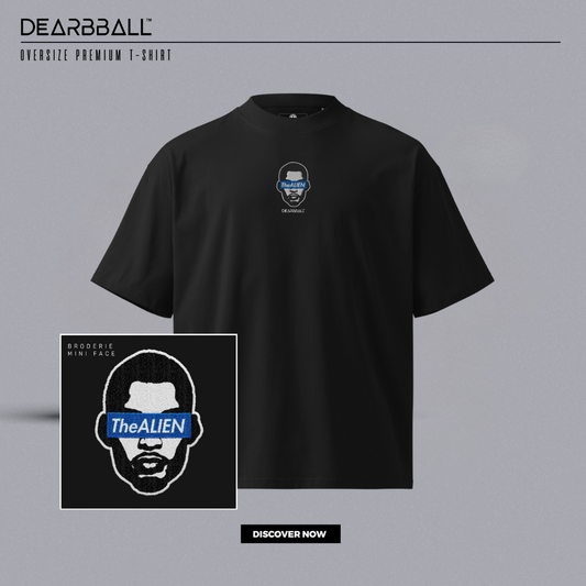 DearBBall T-Shirt Oversize Premium - Edizione TheALIEN BRODERIE