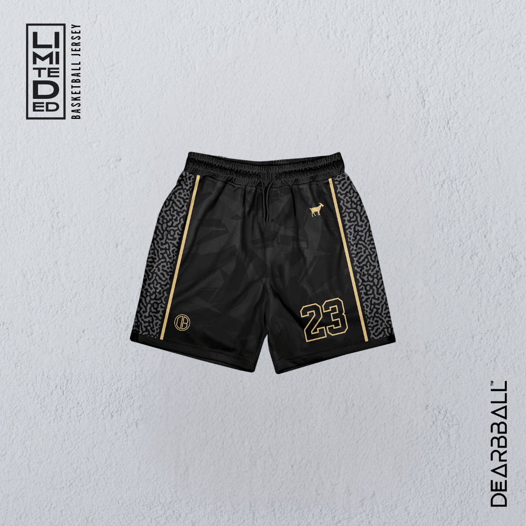 DearBBall Shorts - TheGOAT 23 Gold Edition