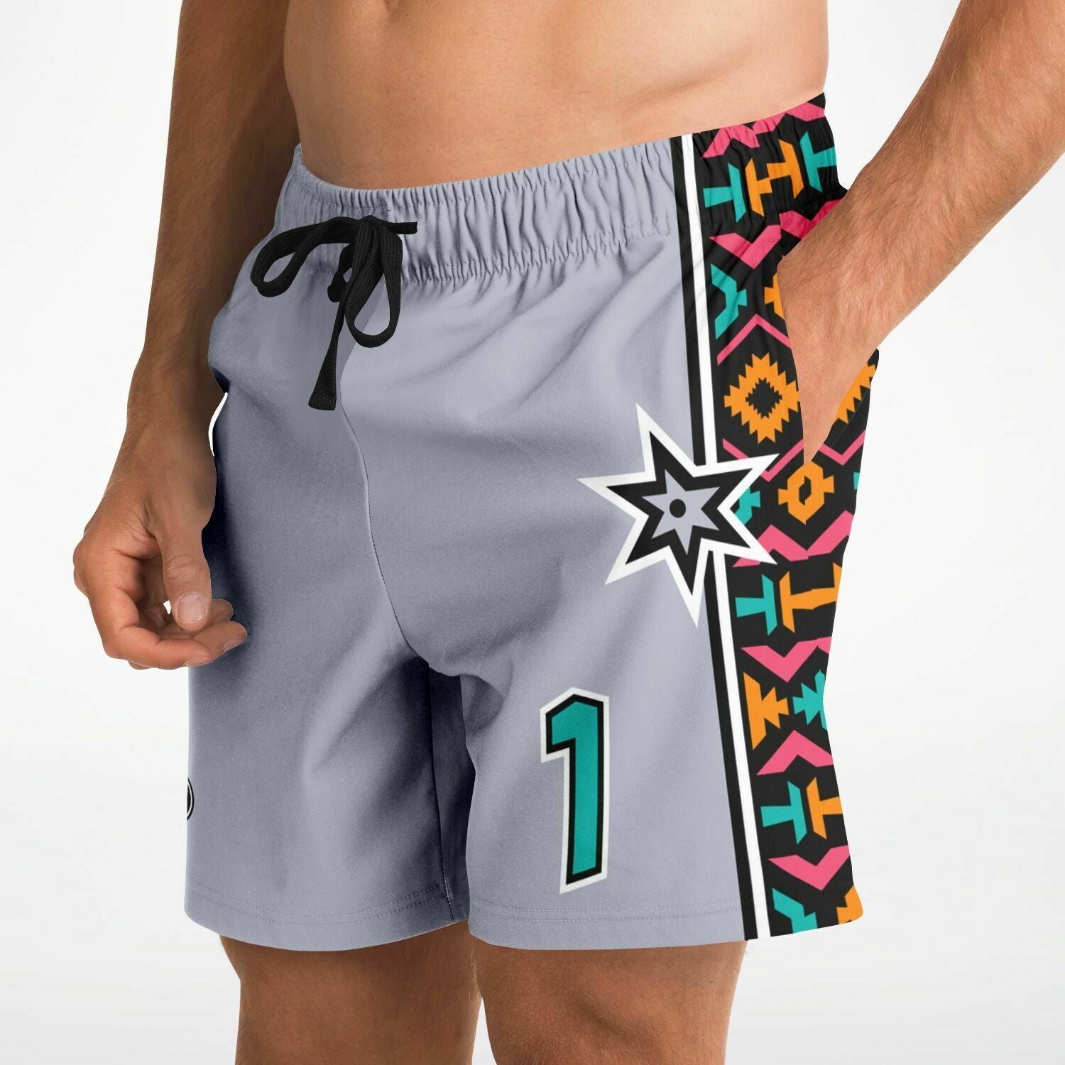 Pantalón Corto DearBBall Fashion - Edición Limitada San Antonio Gris