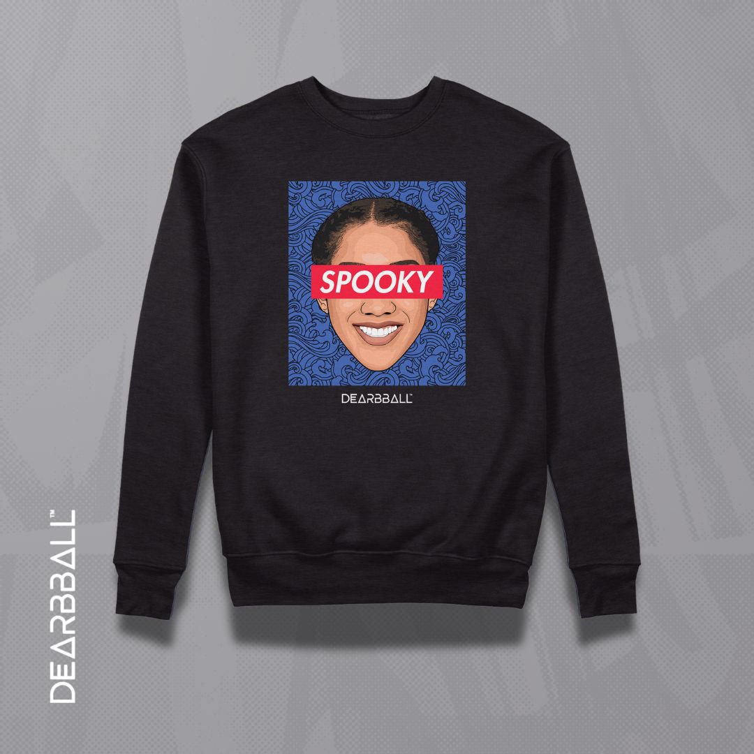 DearBBall Sweat - SPOOKY Waves Tattoo Blue Edition