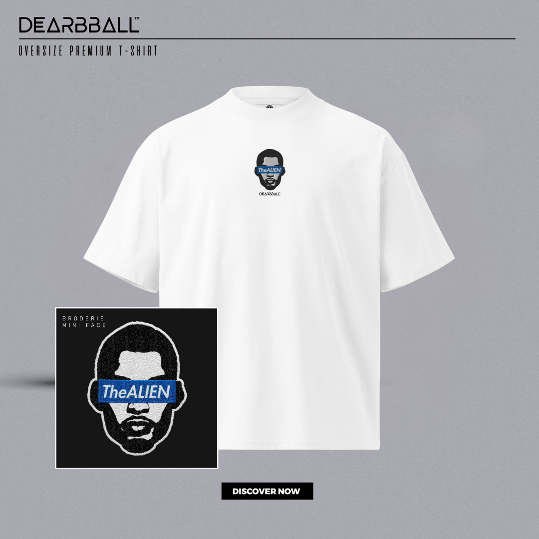 DearBBall T-Shirt Oversized Premium - TheALIEN BRODERIE Edition