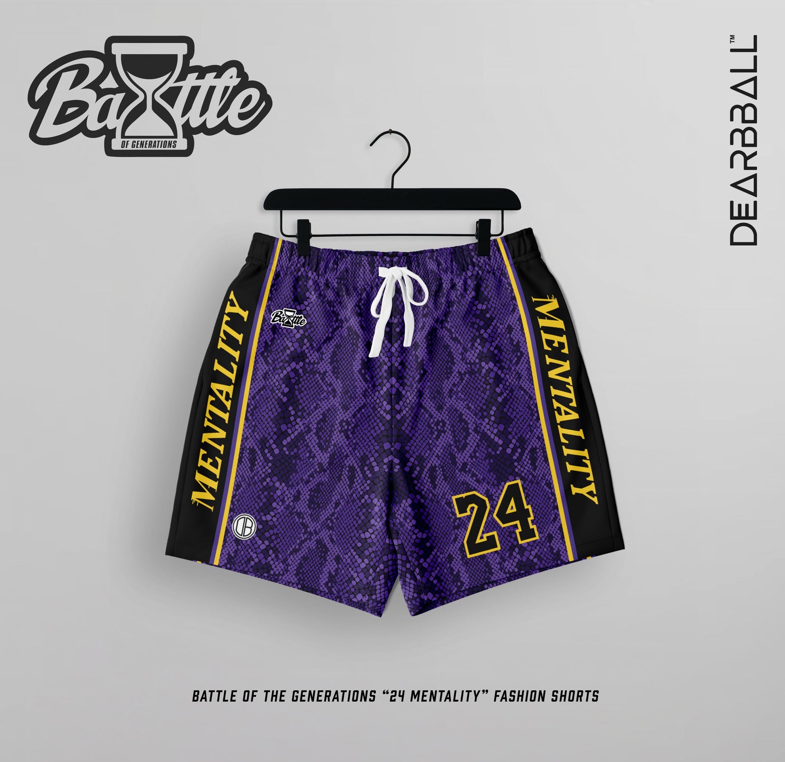 DearBBall Completo Pantaloncini e T-Shirt - Edizione MENTALITY 24 BOG Premium